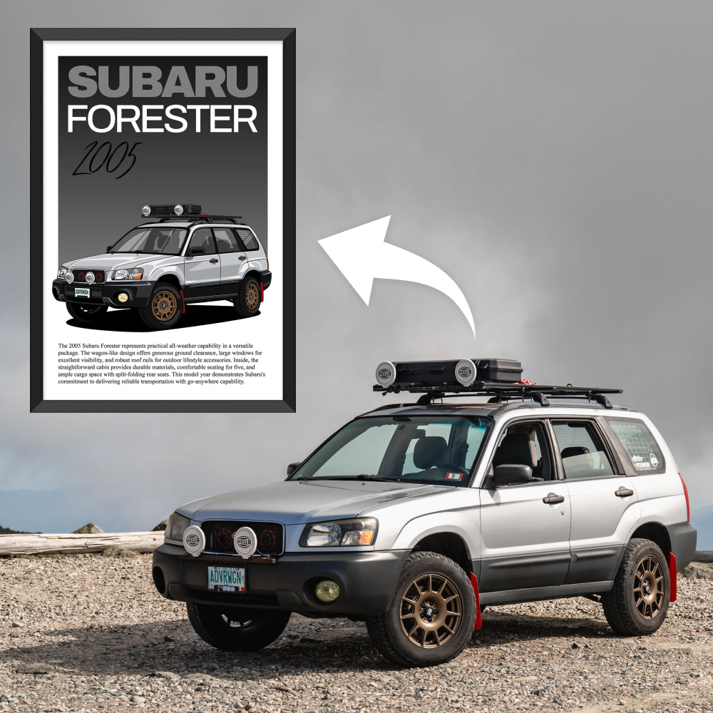Editorial Custom Car Poster