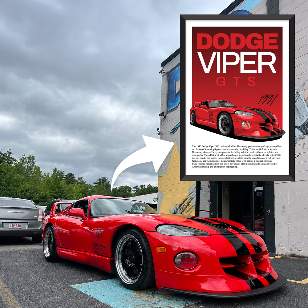 Editorial Custom Car Poster