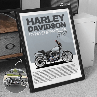 Editorial Style Custom Car Poster