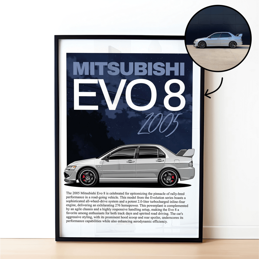 Editorial Style Custom Car Poster