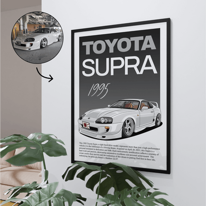 Editorial Style Custom Car Poster