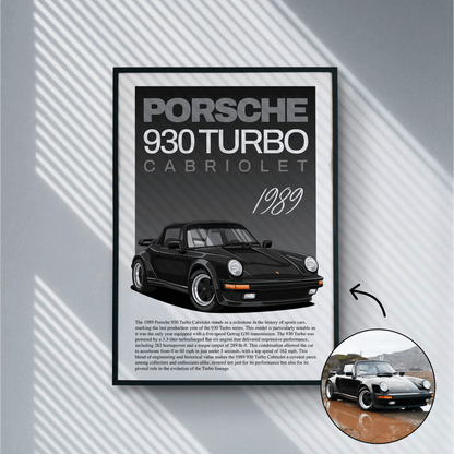 Editorial Style Custom Car Poster